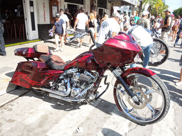 Poker Run 2012 photo - Duval Street, Key West